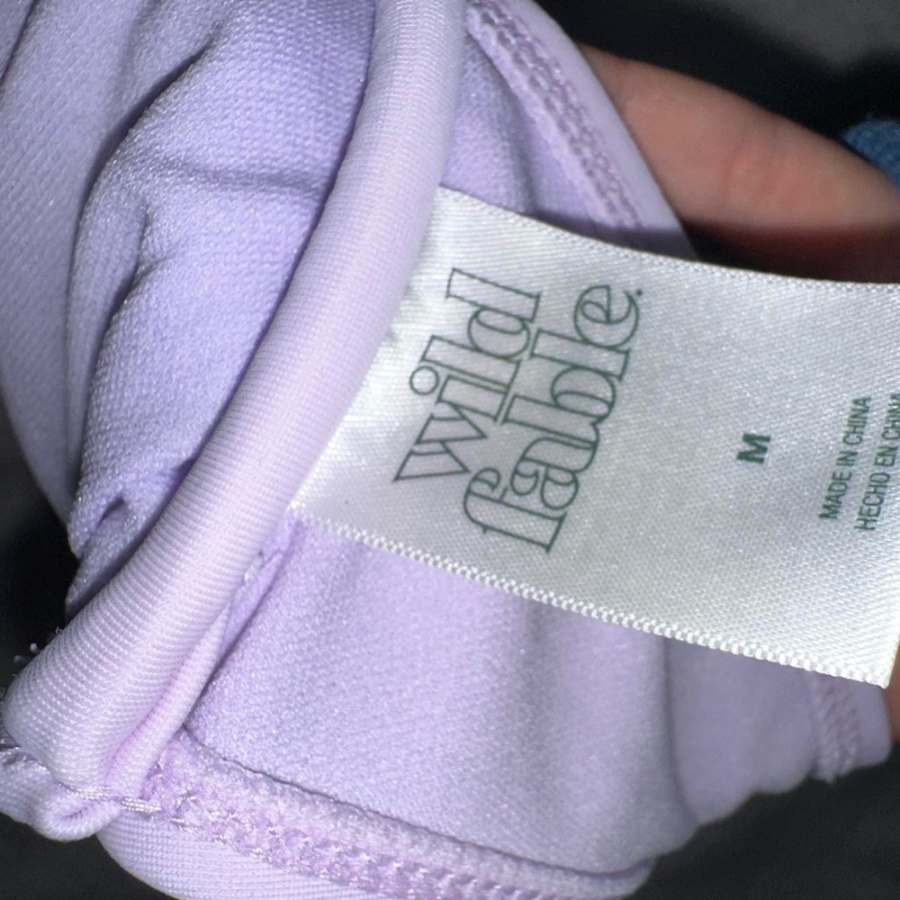 purple bathing suit top. worn twice max.